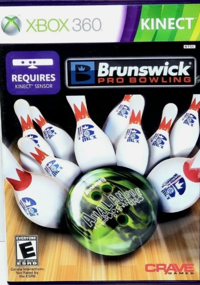Brunswick Pro Bowling (Microsoft Xbox 360, 2011) GAME COMPLETE with MANUAL
